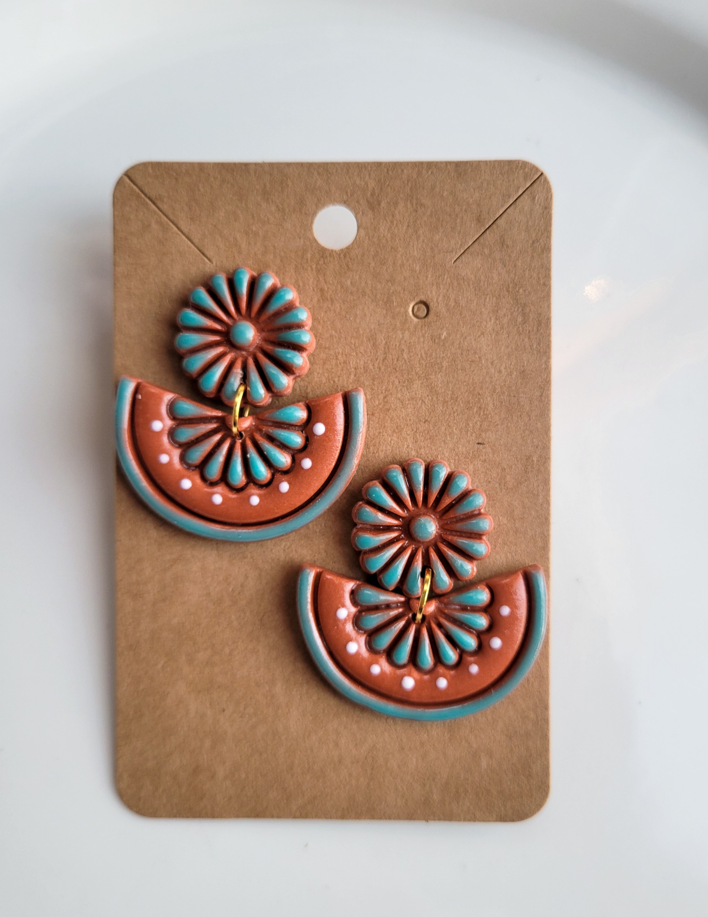 Dahlila Rust & Turquoise