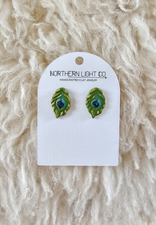 Peacock Studs