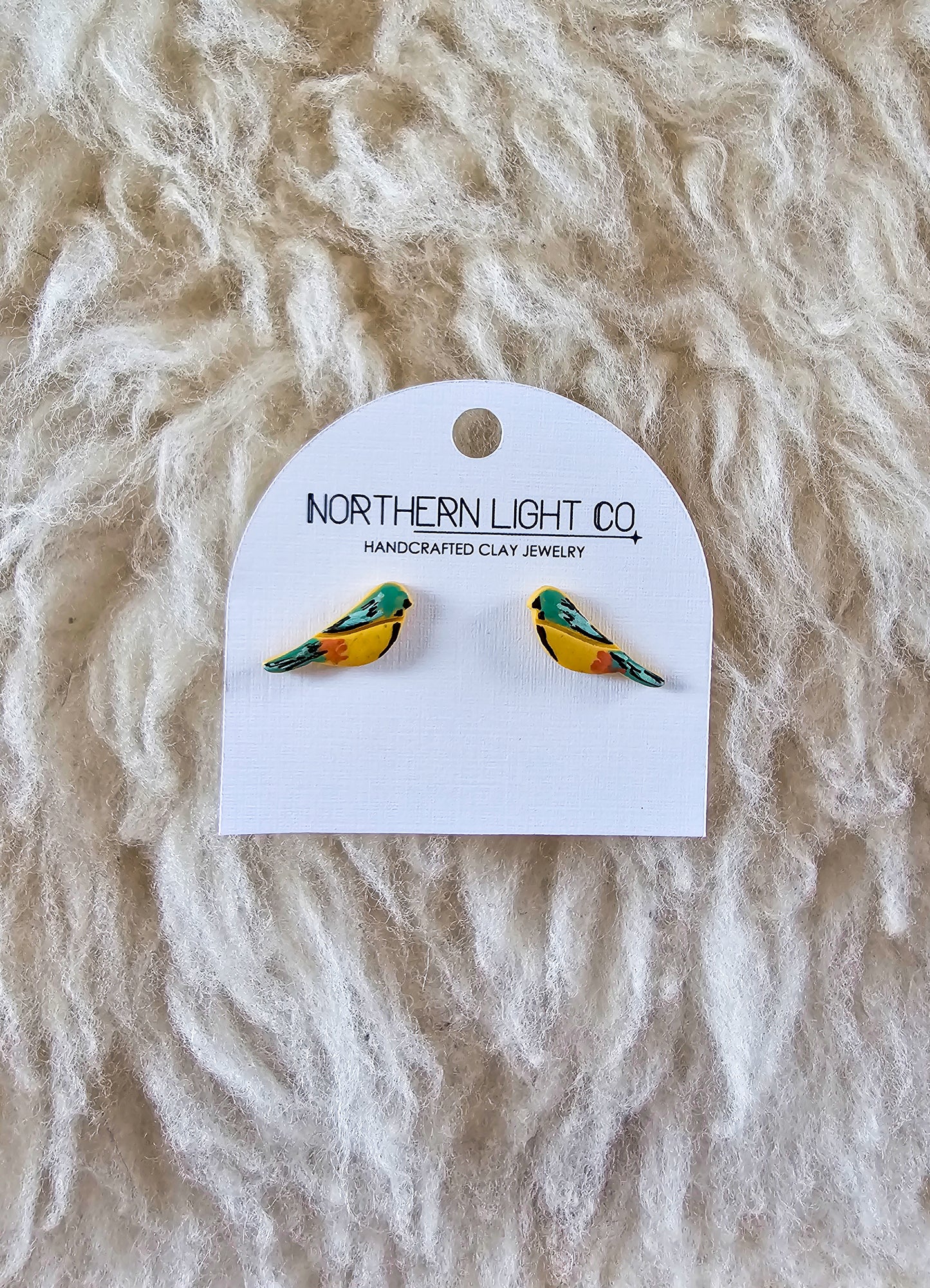 Painted Bird Studs