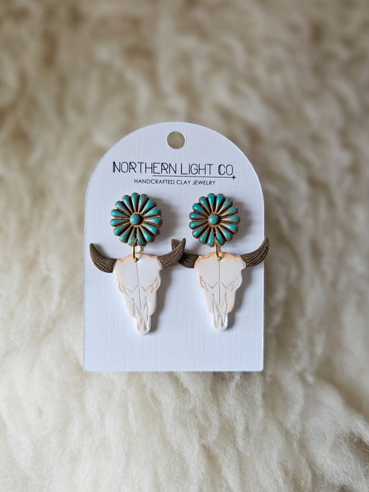 Boho Bull Skulls